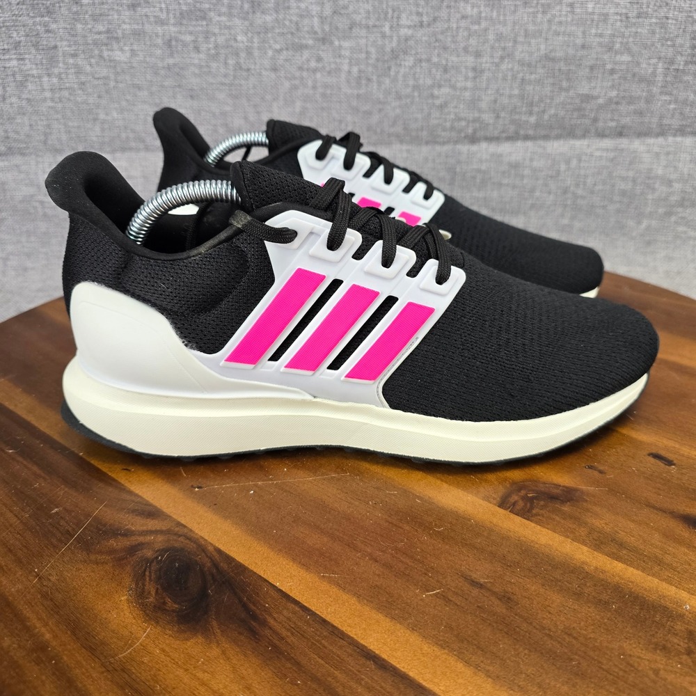 Adidas EQ21 Run Womens Running Shoes Black White Pink IF9044 Size 9.5